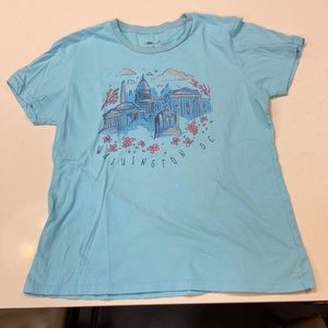 Light blue pink white and dark blue Washington DC